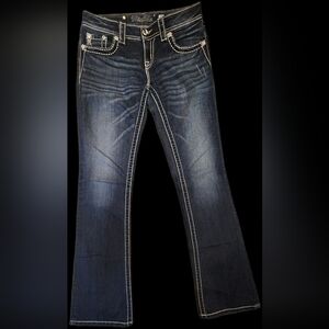 Miss Me Dark Blue Flare Jeans